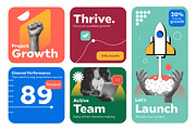 Startup Growth Infographic Template, an Object Graphic by Creative Graphics (Thumbnail 1 of 3)