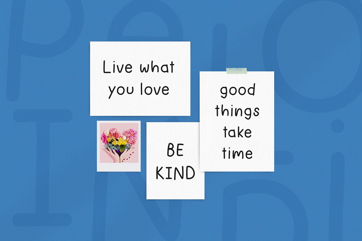 Pinelopi cute handwriting font, a Handwritten Font by jyllyco (Photo 4 of 8)