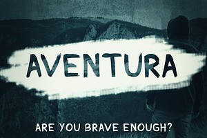 Aventura - Handmade Font