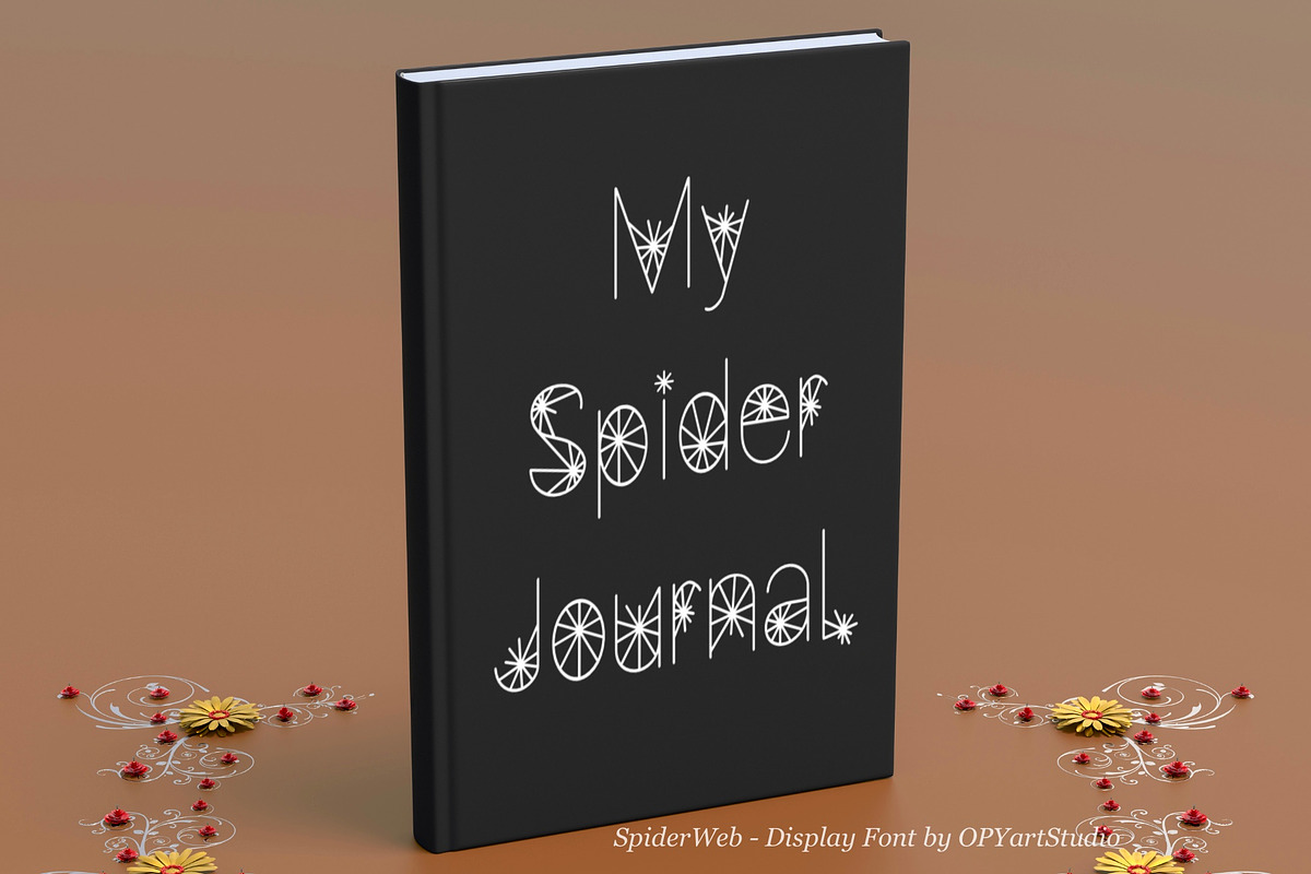 Spider Web - Creative Display Font, a Font by OPY ArtStudio (Photo 4 of 5)