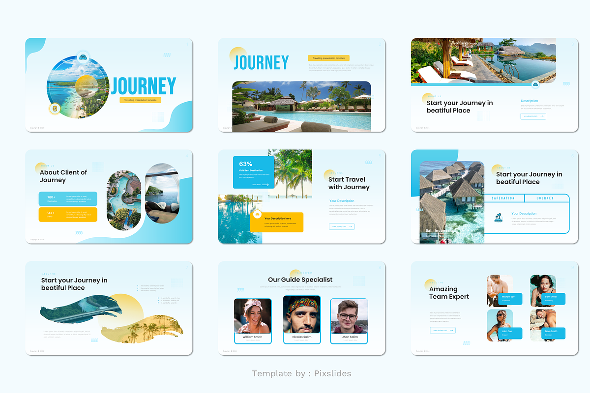 Travel Business PowerPoint, a Presentation Template by Pixslides (Photo 2 of 8)