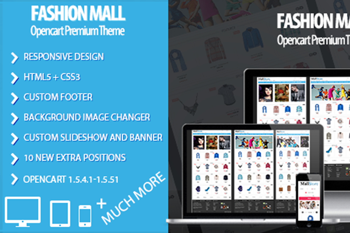 Fashion Mall Responsive, a Bootstrap Template by Opencart Premium Theme (Photo 1 of 4)