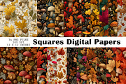 Squares Digital Papers, a Pattern Graphic by CreationArt (Thumbnail 1 of 4)