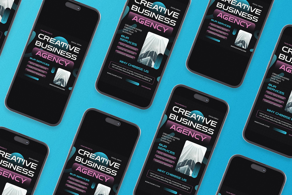 Creative Business Agency Flyer Set, a Flyer Template by Aiyari Graphic (Photo 2 of 3)
