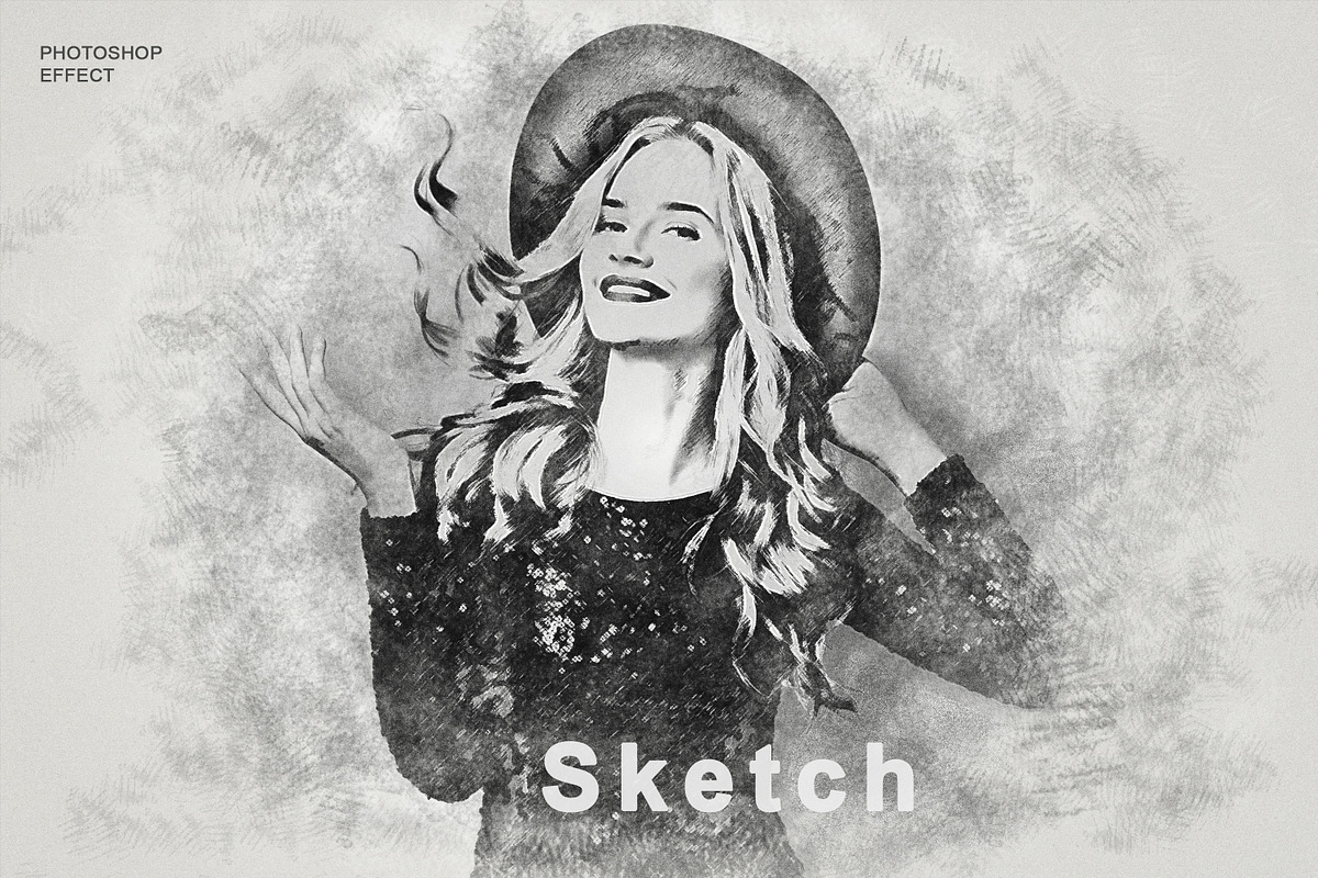 Realistic Pencil Sketch Effect, a Layer Style Add-On by liptouse (Photo 1 of 10)