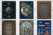 75 Steampunk Junk Journal Cover, a Brochure Template by LA Design (Thumbnail 5 of 10)