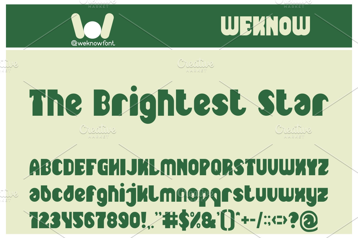 One Thousand font, a Font by weknow (Photo 6 of 9)