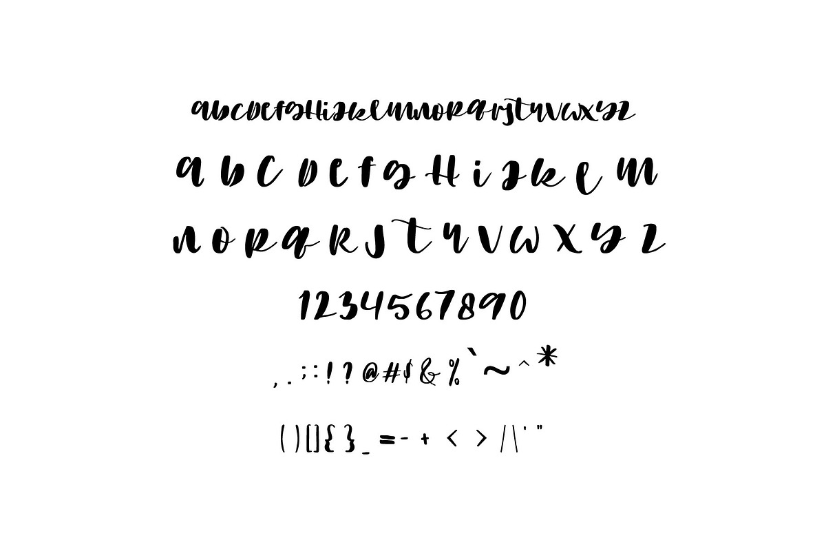 sunset font preview 4