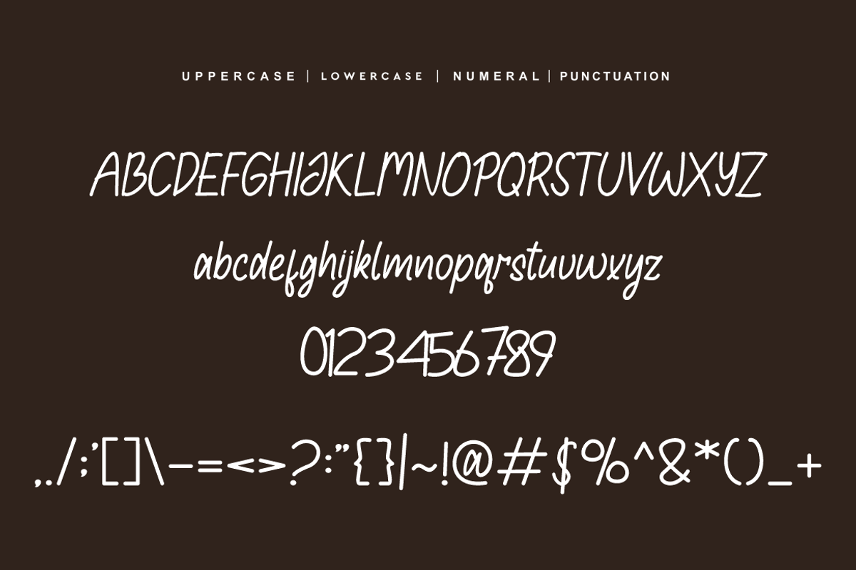 Wishtarly Grouthen Font, a Handwritten Font by QR Design Studio (Photo 6 of 7)
