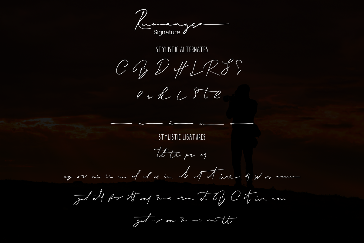 Rumangsa, a Script Font by Mozyen Studio (Photo 5 of 9)