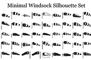 Minimal Windsock Silhouette Set, a Graphic by hafijul (Thumbnail 1 of 13)