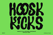 Hoosk Kicks Urban Style Display Font