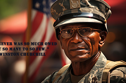 Never was so much owed by so many to so few. – Winston Churchi