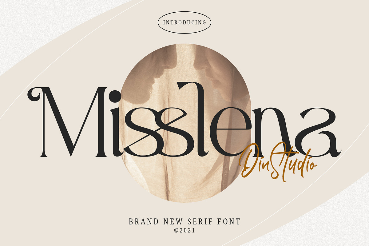 Misslena, a Serif Font by din-studio.com (Photo 1 of 10)