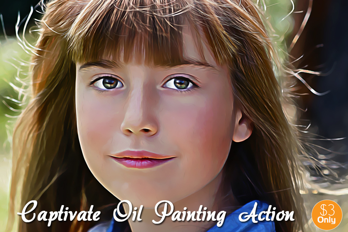 Captivate Oil Painting Action preview 6