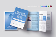 White Paper Template, a Brochure Template by Designsoul14 (Thumbnail 1 of 12)