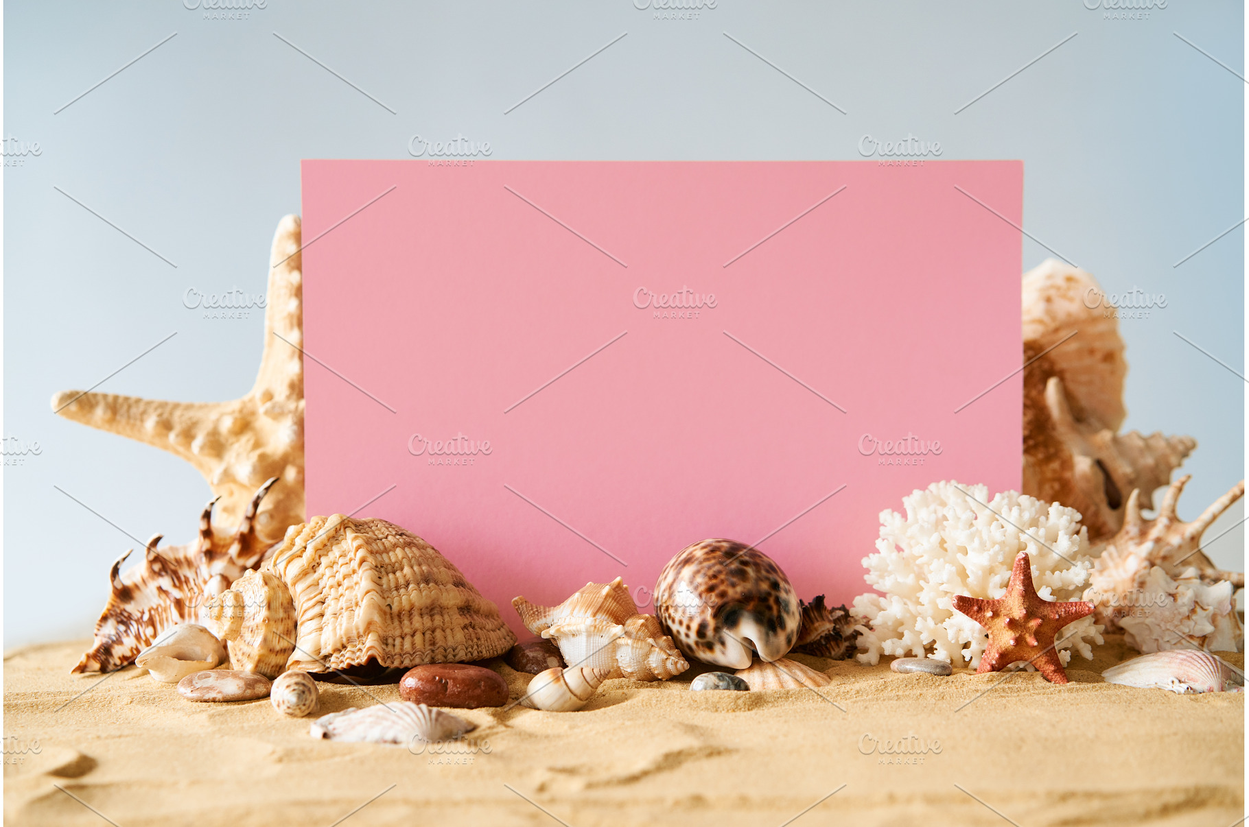 Invitation or greeting card mockup, an Abstract Photo by Gladkov photography
