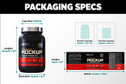 2 lbs Whey Protein Jar Mockup A1-Pro, a Packaging Mockup by Design Warlord (Thumbnail 16 of 19)