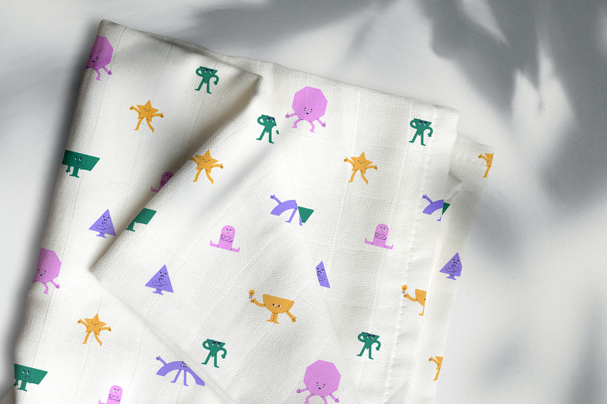 Geometric shapes seamless patterns, a Pattern Graphic by Good Studio (Photo 7 of 13)