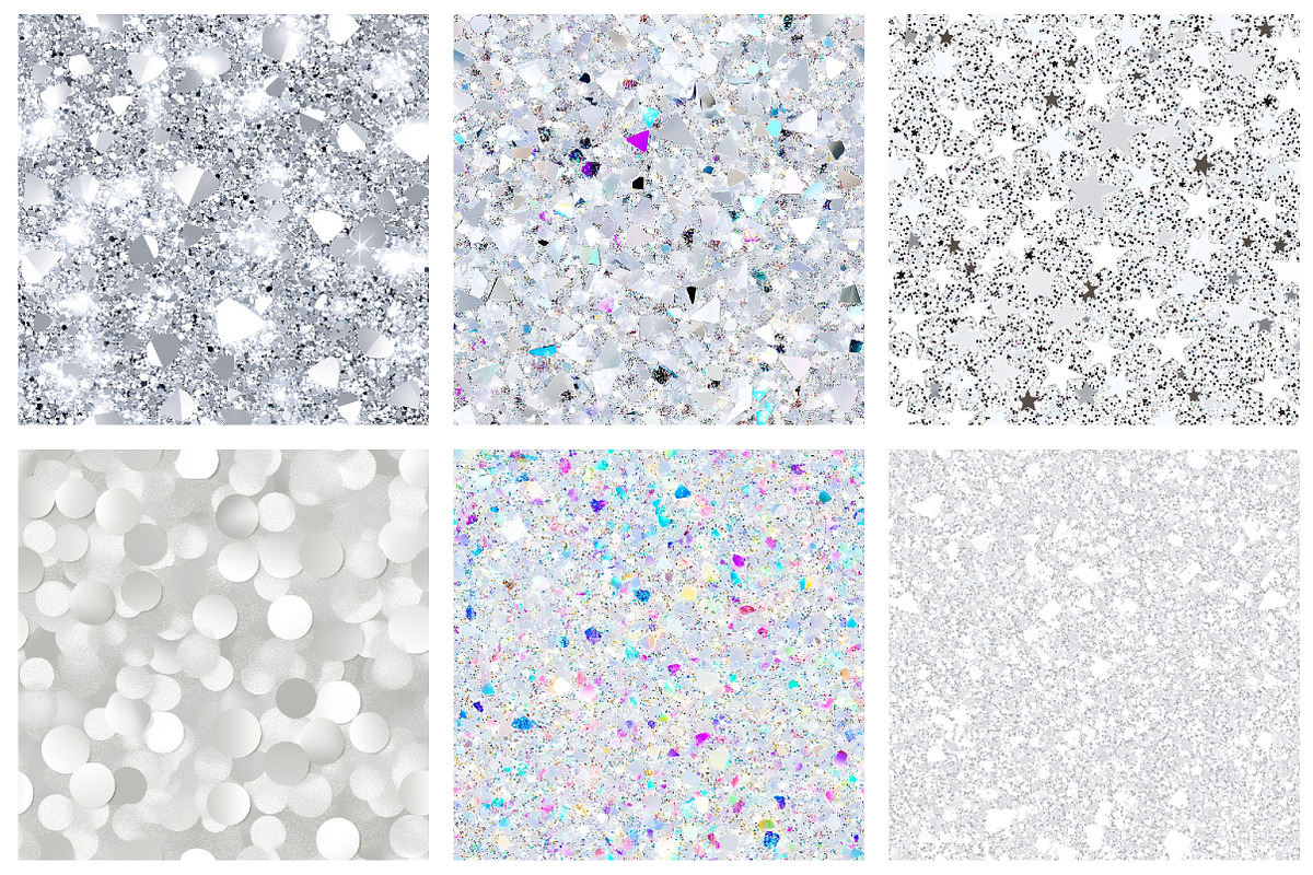 White Sparkle Large Glitter Paper, a Pattern Graphic by designcity5 (Photo 4 of 5)