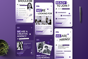 Hiring & Recruitment Instagram Story, a Social Media Template by Annora Studio (Thumbnail 3 of 6)