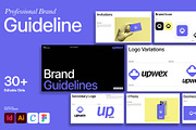 Brand Guideline Presentation Deck, a Branding & Logo Template by Devators (Thumbnail 1 of 8)