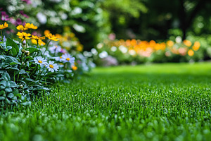 Green tree leaves with sunlights in summer park, a Background Photo by AlyaAnd