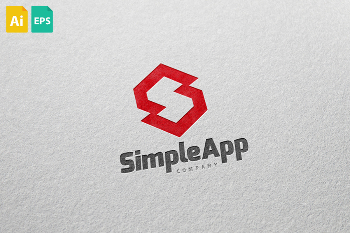 Simple App Logo, a Branding & Logo Template by Schneider Design Store