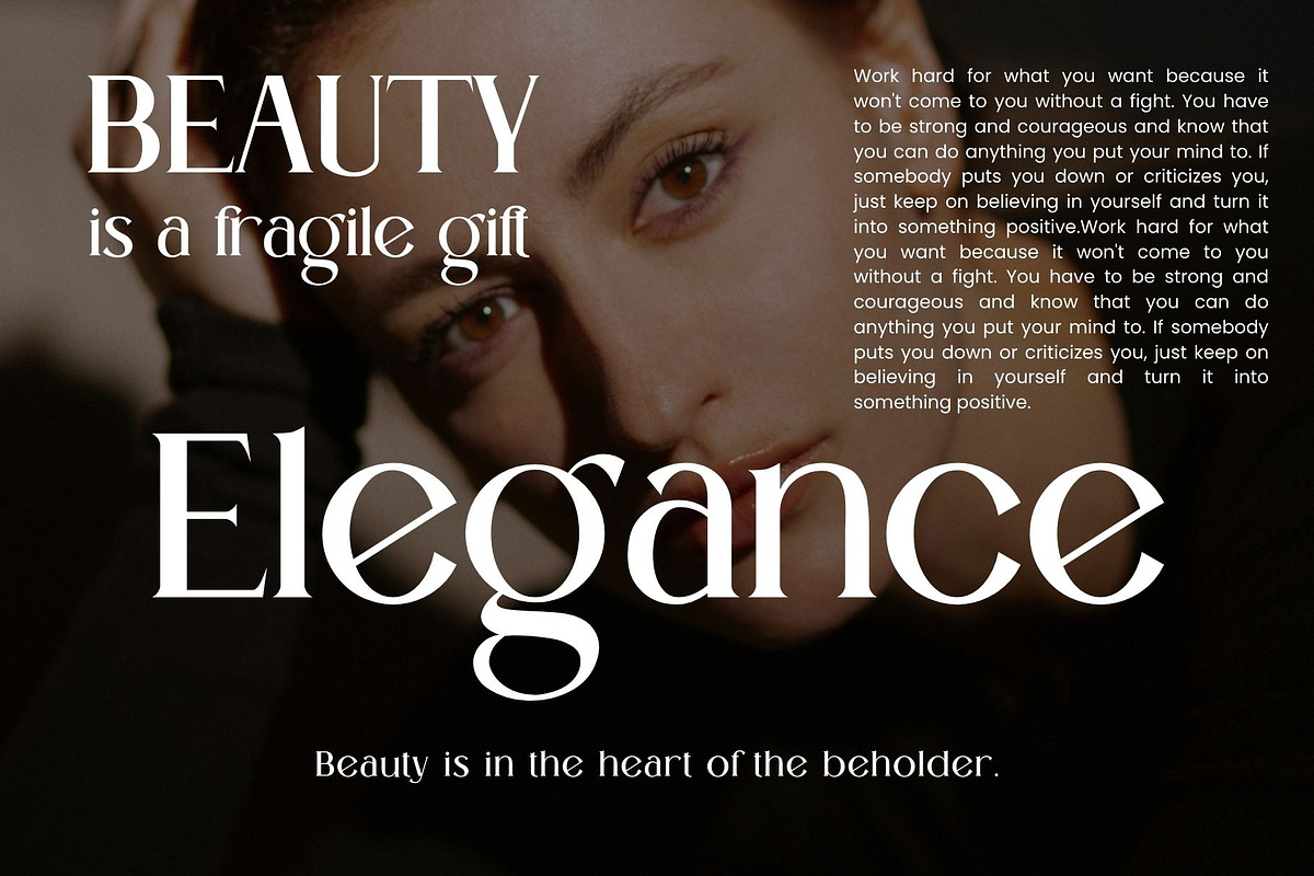 Beling A Modern Serif Typeface, a Serif Font by Alfinart (Photo 2 of 10)