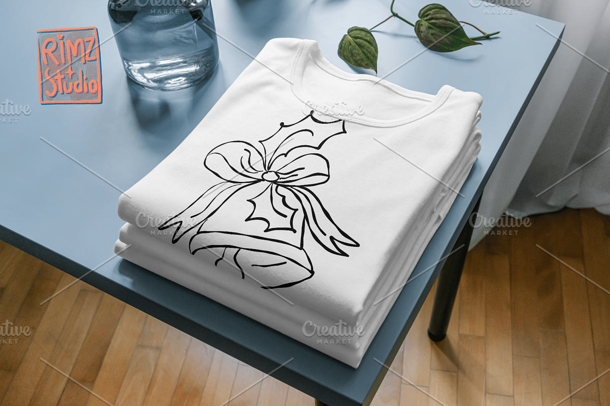 Hand-Drawn Christmas Doodle SVG PNG, a Seasonal Illustration by RimzStudio (Photo 3 of 11)