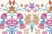 Modern Vintage floral pattern, a Pattern Graphic by YvY (Thumbnail 1 of 7)