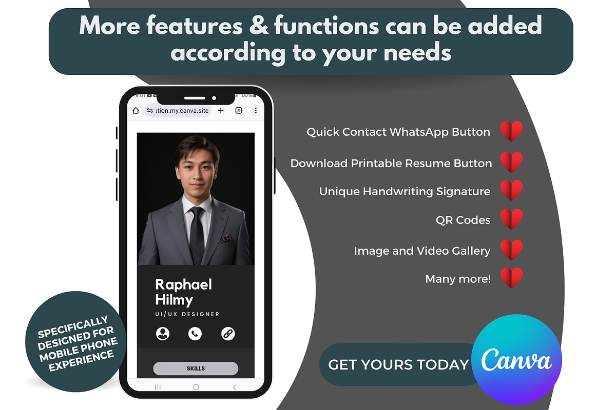 StarCV Pro-05|Canva Resume Template, a Landing Page Template by Omaikraf Studio (Photo 4 of 9)