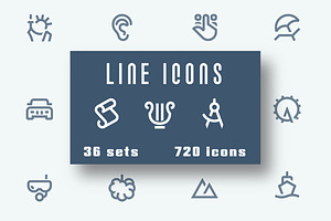 IconAlone Line icons pack, an Outline Icon by popcic