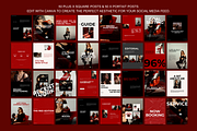 CANVA Bold Editorial Instagram Posts, a Social Media Template by thebusinessoutfit (Thumbnail 4 of 19)