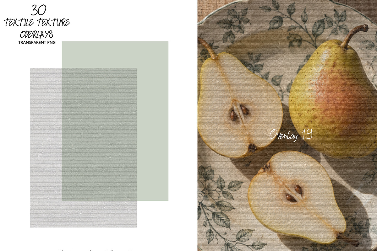 30 Textile Texture Overlays PNG, a Texture Graphic by DreamoraArt (Photo 15 of 15)