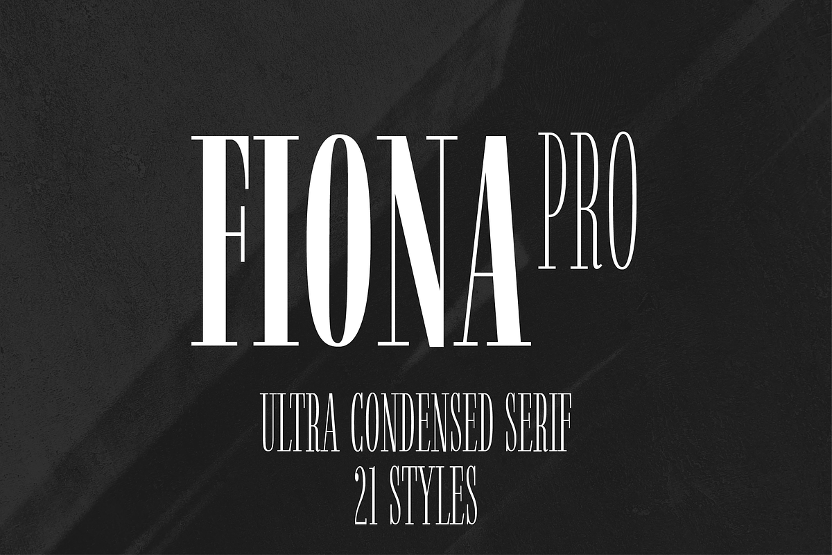 Fiona Pro Font Family (21 Styles), a Serif Font by Monday Type – Typefaces (Photo 1 of 7)