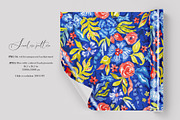 Vibrant Botanical Garden Pattern, a Pattern Graphic by SirenaArt (Thumbnail 2 of 12)