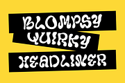 Blompsy – Quirky Psychedelic Font, a Font by Pokal Studio (Thumbnail 4 of 12)