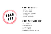 Watercolor Logo Kit, a Branding & Logo Template by Design Unique (Thumbnail 4 of 11)