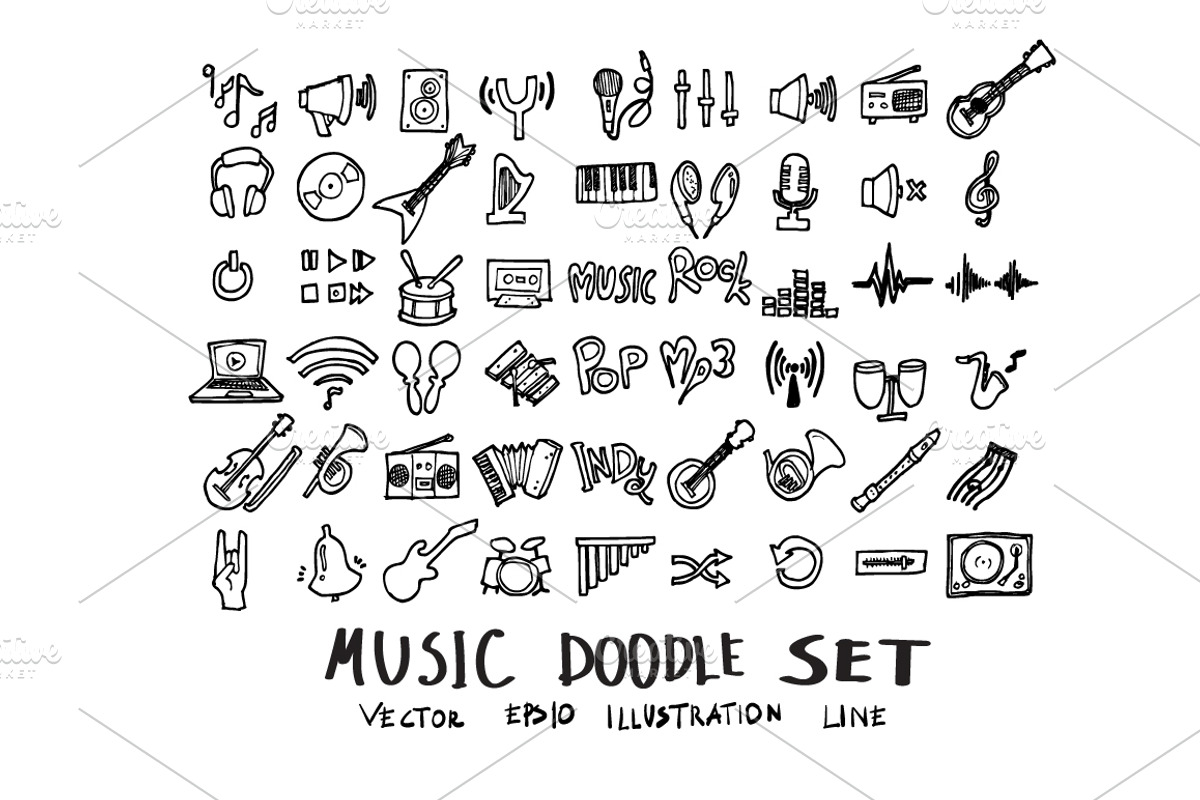 15151 in 1 Doodle Giant bundle, an Object Illustration by TKDoodle (Photo 8 of 144)