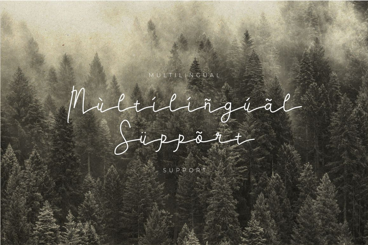 Adelinata script handwritten font, a Script Font by suhadidesign (Photo 7 of 9)