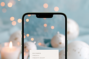 5x7 In Christmas Invitation Mockup, an Advertising Mockup by Serenefeeling (Thumbnail 6 of 7)