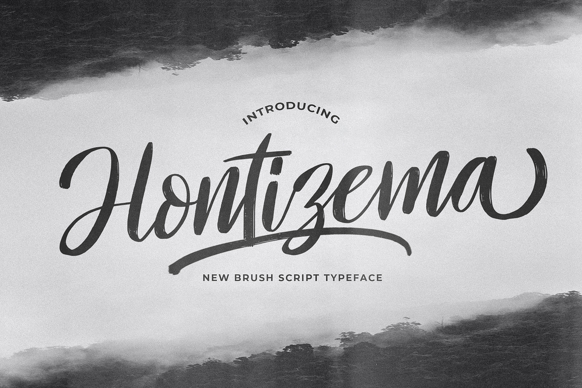 Hontizema - Handwritten Font, a Script Font by StringLabs (Photo 1 of 12)