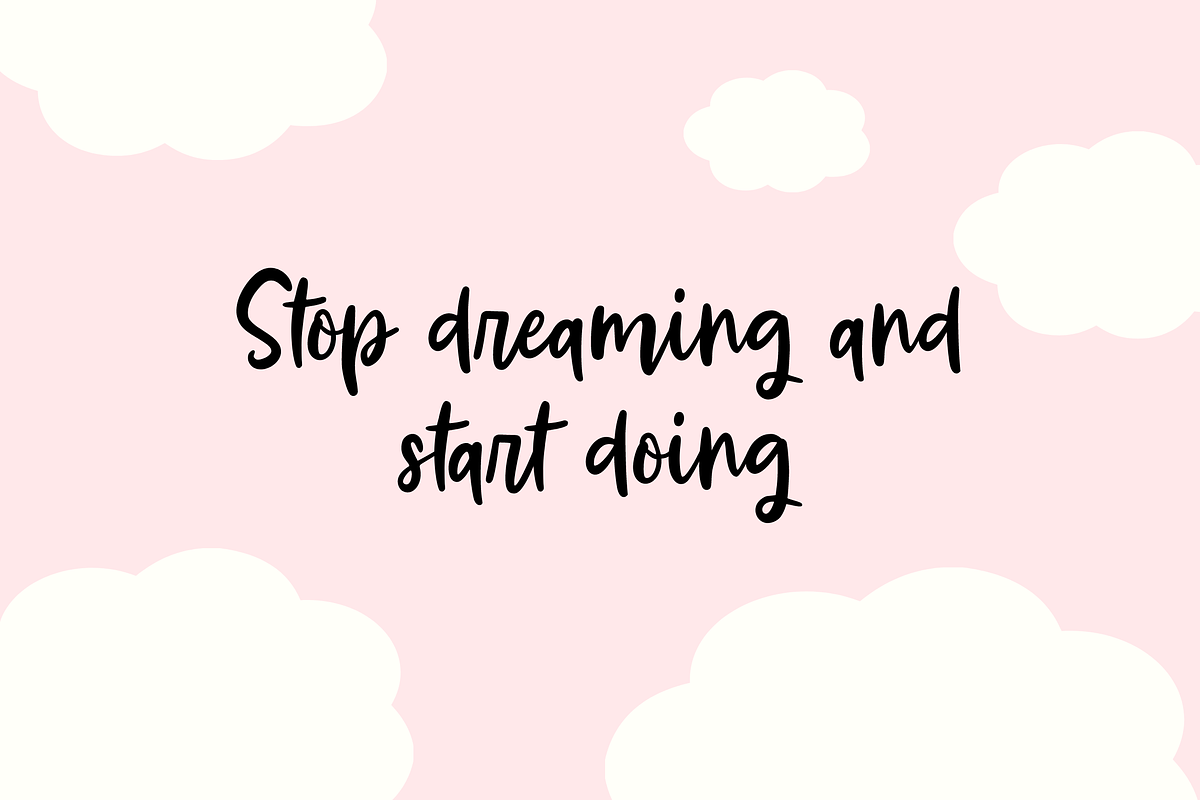 Sleepy Girl Font, a Handwritten Font by etigletters (Photo 4 of 7)
