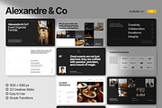 Alexandre Minimalist Portfolio GSL, a Presentation Template by Unich Design Bureau (Thumbnail 1 of 9)