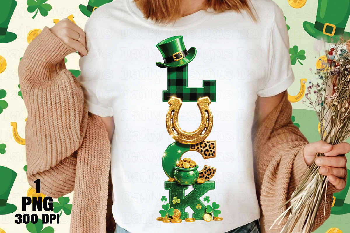 Leopard Glitter Gold Luck PNG, an Illustration by Daily.Designs (Photo 4 of 5)