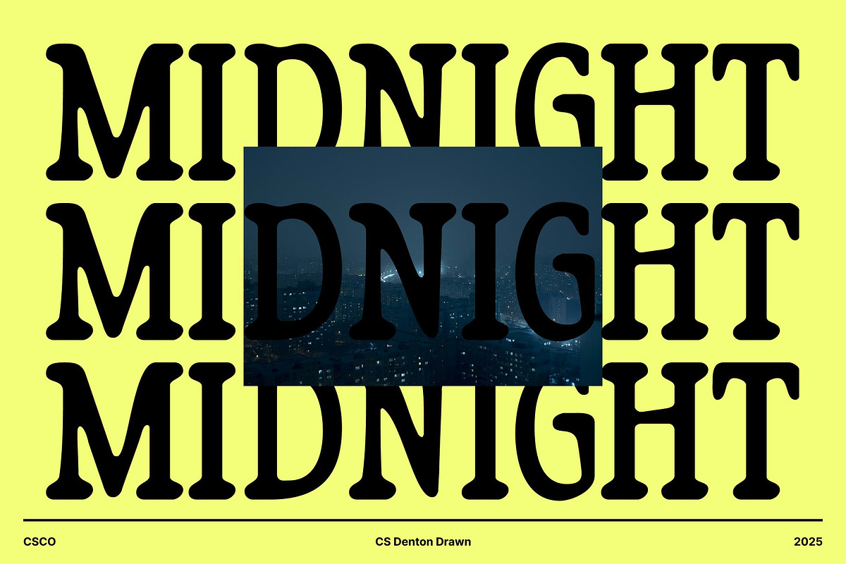 CS Denton Drawn, a Serif Font by Craft Supply Co. (Photo 7 of 8)