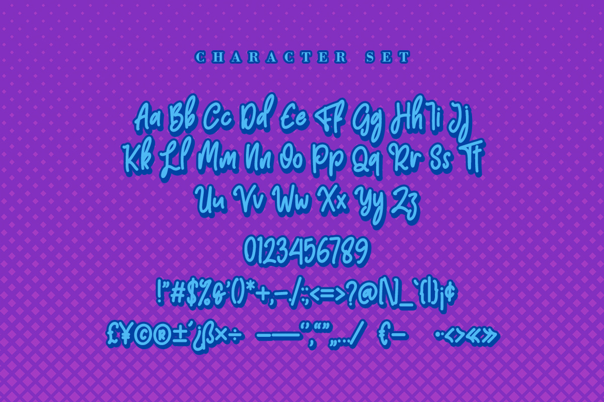 Basutzy Playful Font, a Script Font by skiiller studio (Photo 6 of 6)
