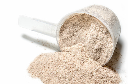 Whey Protein Powder Spoon macro