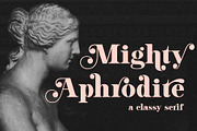 Mighty Aphrodite // A Classy Serif, a Serif Font by Megs Lang (Thumbnail 22 of 22)